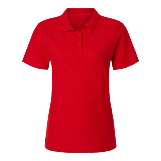 Women dry blend jersey polo - 50/50 cotton-poly