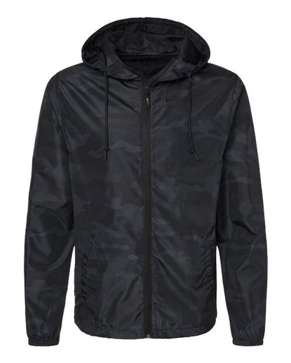 Lightweight Windbreaker Full-Zip Jacket