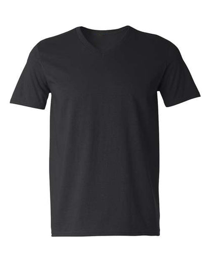 Black-men-V-Neck T-Shirt-front