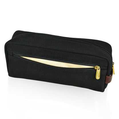 Boldric-Accesories-ToiletryBag-BlackCanvas-BackZipper