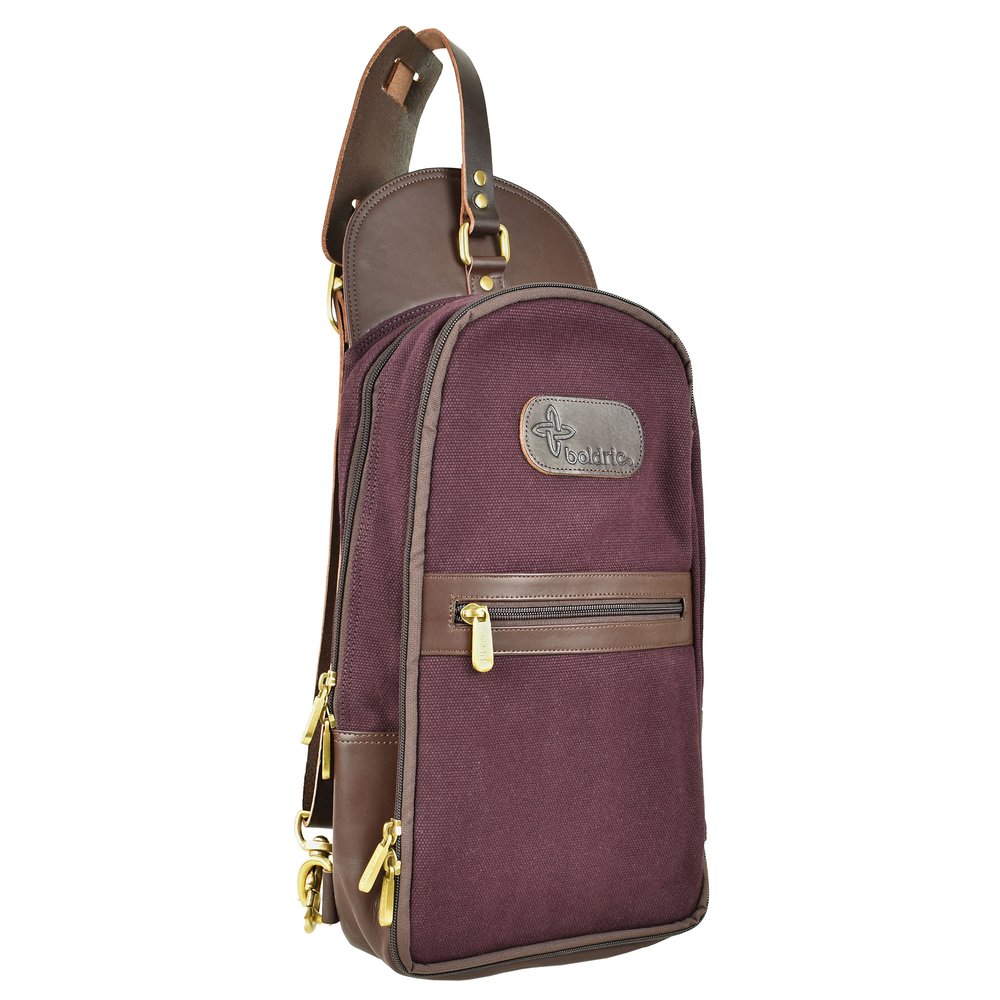 Boldric-CanvasSlingBag-Acai-AngleFront