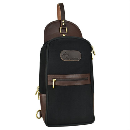 Boldric-CanvasSlingBag-Black-Front