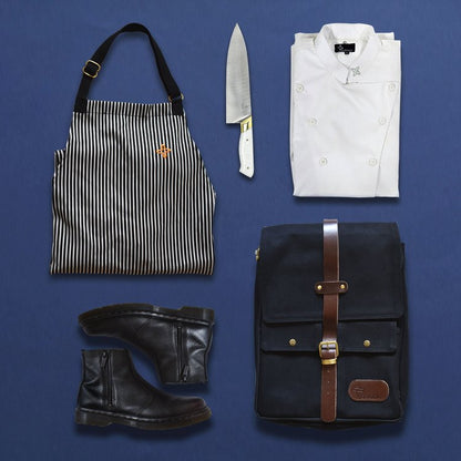 Boldric-ClassicChefCoat-BlackChefPack-Knife-FlatLay-Lifestyle10