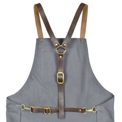 Boldric-CrossBodyApron-SteelGray-StrapFocus