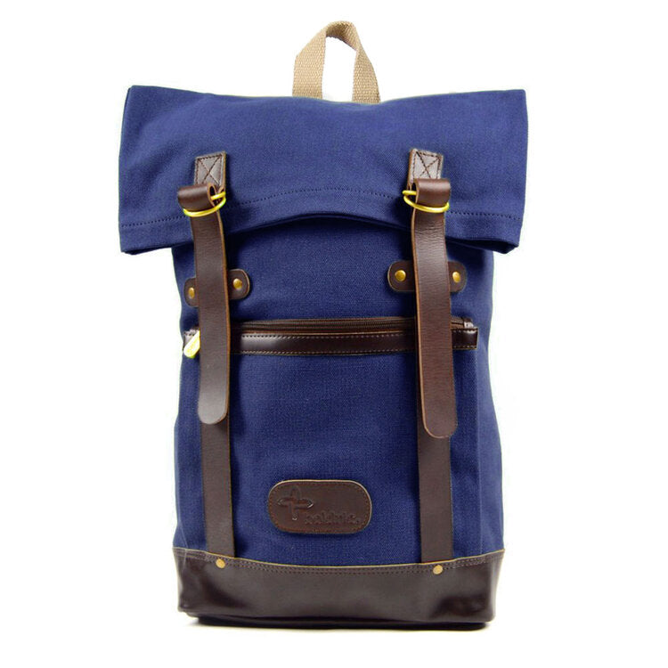 Boldric-DDStrapBackpack-Luggage-NavyCanvas-Front