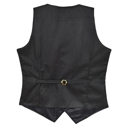 Boldric-FOH-WomensVest-PinstripeBlack-Back