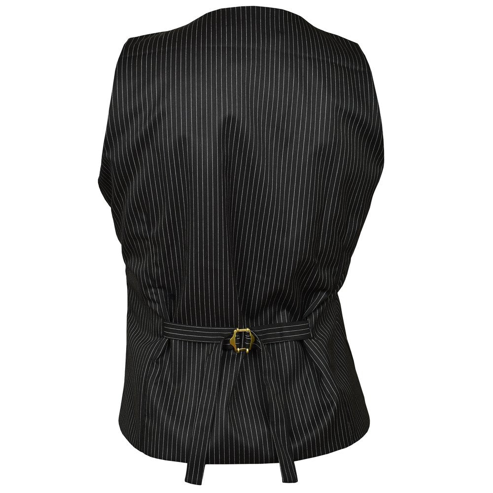 Boldric-FOH-WomensVest-PinstripeBlack-OnForm-Back