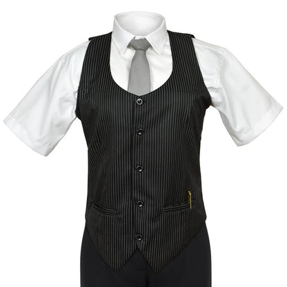 Boldric-WomensVest-Pinstripe-GrayTie-OnForm-Front