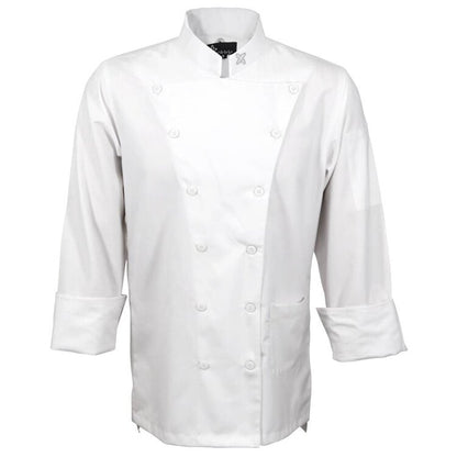 CClassicChefCoat-White-Long-Front-RolledSleeves