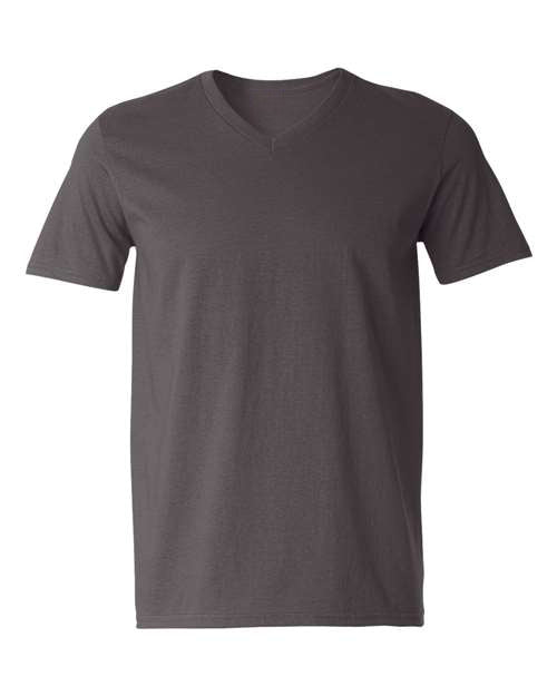 Charcoal-men-V-Neck T-Shirt