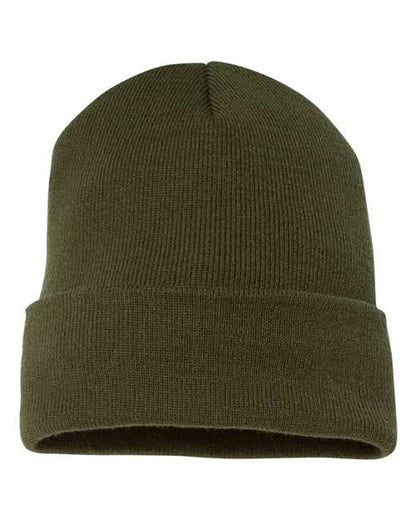 Cuffed Beanie olive