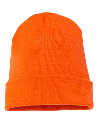 Cuffed Beanie orange