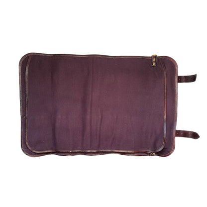 9 Pocket Canvas Roll Knife Bag