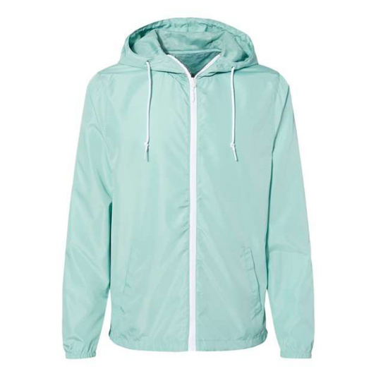 Lightweight Windbreaker Full-Zip Jacket