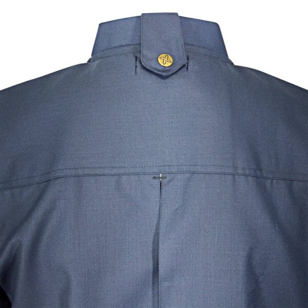 Classic-Chef-Coat-Gray-Back-Neck-Strap