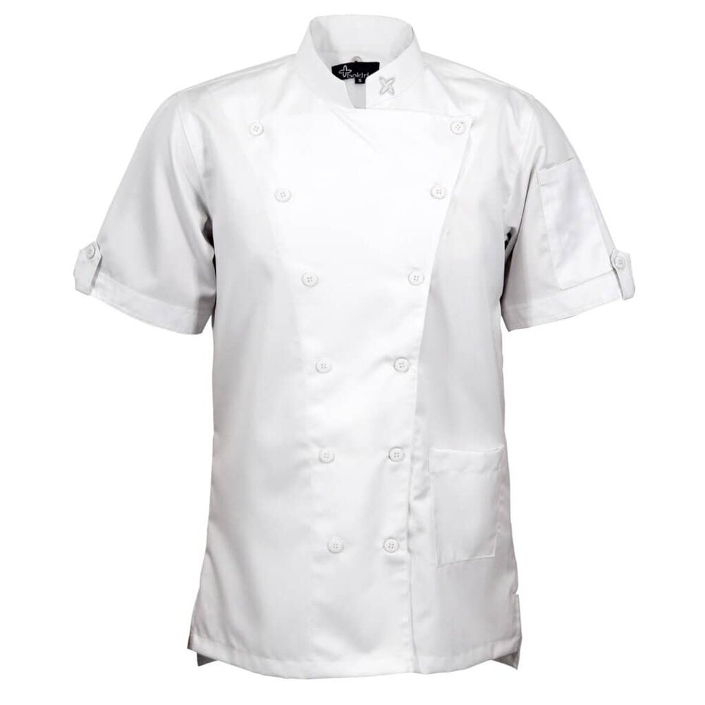 Classic-Chef-Coat-White-Short-Front