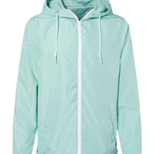 Aqua White Zipper