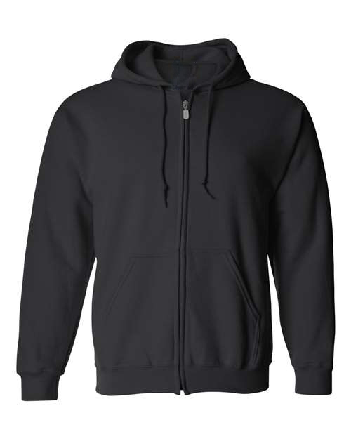 Black-Full-Zip Hooded Sweatshirt-side