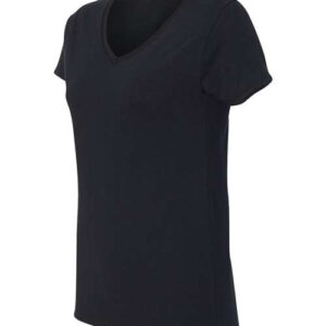 Women v neck short sleeve - Image 5