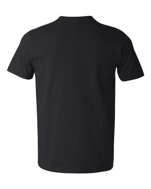 Black-men-V-Neck T-Shirt-back