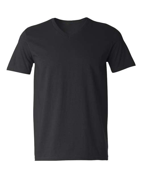 Black-men-V-Neck T-Shirt-front