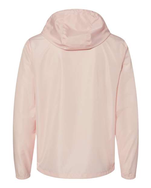 Blush-White-Zipper-Lightweight-Windbreaker-back