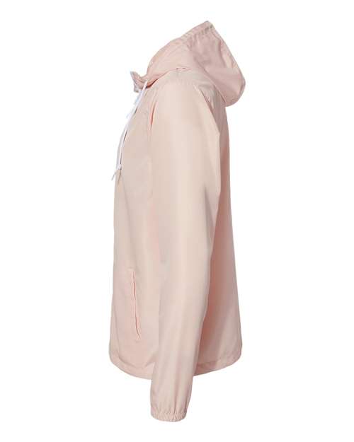 Blush-White-Zipper-Lightweight-Windbreaker-side