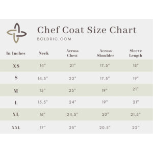 Boldric-ChefCoatSizeChart