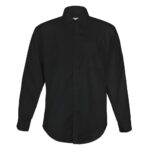 Boldric-FOH-BlackLongSleeveShirt-Front-OnForm