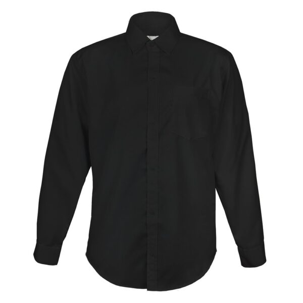 Boldric-FOH-BlackLongSleeveShirt-Front-OnForm