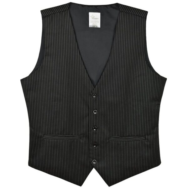 Boldric-FOH-MensVest-PinstripeBlack-Main