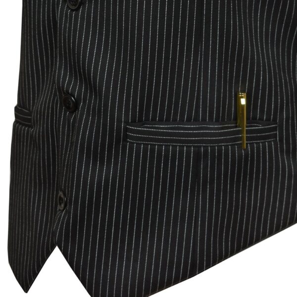 Boldric-FOH-MensVest-PinstripeBlack-PenPocket