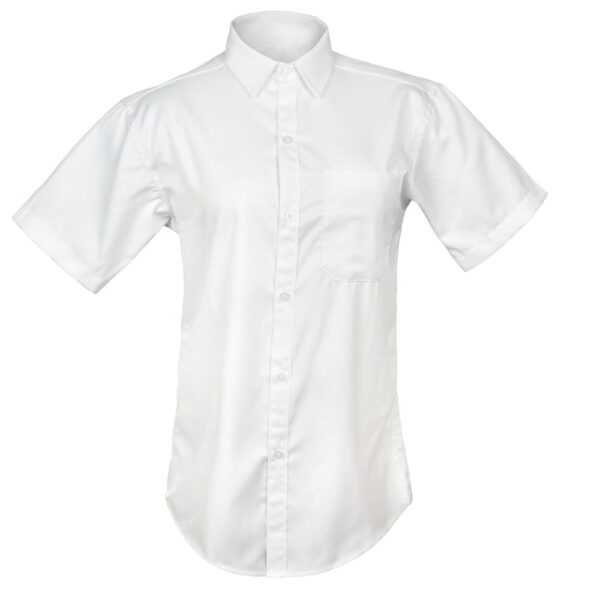 Boldric-FOH-WomensWhiteShortSleeve-OnForm-Front