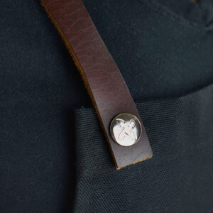 Boldric-LeatherStrap-CanvasBibApron-BlackApron-luxury-apron