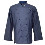 CClassicChefCoat-Gray-Long-Front