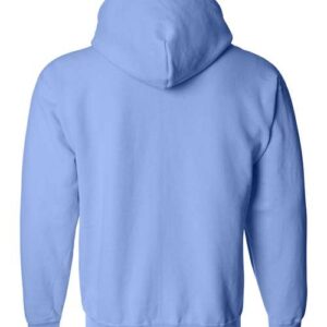 Carolina-Blue-Full-Zip Hooded Sweatshirt-back