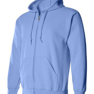 Carolina-Blue-Full-Zip Hooded Sweatshirt-side