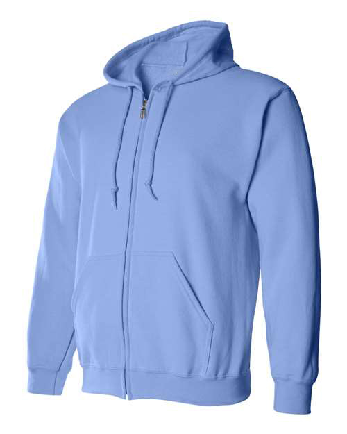 Carolina-Blue-Full-Zip Hooded Sweatshirt-side