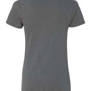 Charcoal-V-Neck T-Shirt-front-back