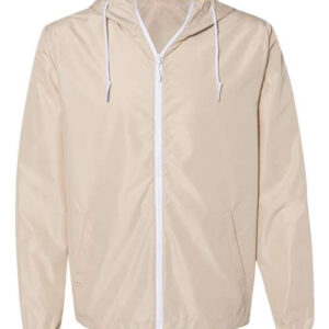 Classic Khaki White Zipper