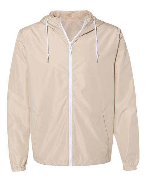 Classic Khaki White Zipper