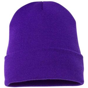 Cuffed Beanie purple