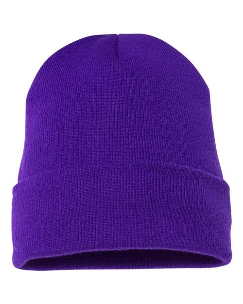 Cuffed Beanie purple