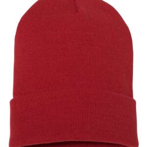 Cuffed Beanie red