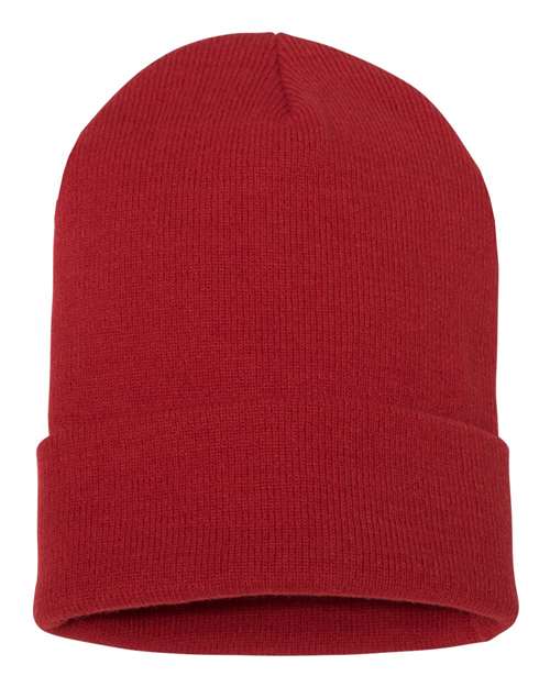 Cuffed Beanie red