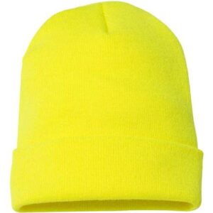 Cuffed Beanie safety yellow