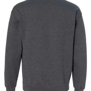 Dark-Heather-Crewneck Sweatshirt-back