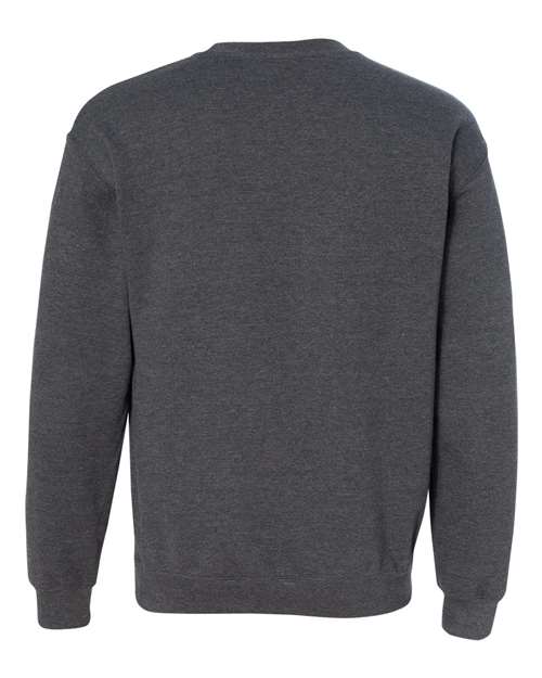 Dark-Heather-Crewneck Sweatshirt-back