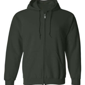 Forest-Full-Zip Hooded Sweatshirt