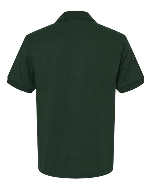 Forest-Green-Jersey-Polo-back